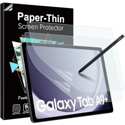Immagine di TiMOVO 2 Pezzi Pellicole Protettive Compatibile con Galaxy Tab A9+ 11 2023 Spessore da 0,33 mm, Tablet Accessori Pellicola Prottetiva Schermo
