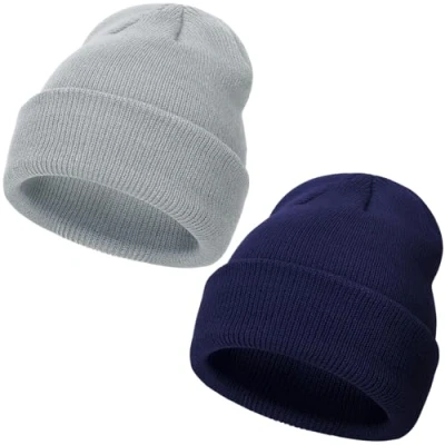 Immagine di DRESHOW Toddler Beanie Bambini Cappelli Invernali Morbida Maglia Unisex Cappello per Ragazzi Ragazze Caldo 2 6 Anni