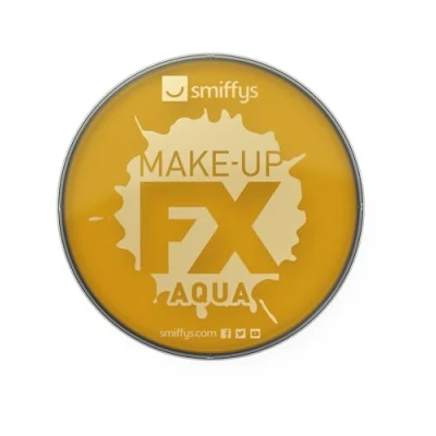 Immagine di SMIFFYS Make Up della Smiffy FX, acqua Viso e Body Paint, oro metallizzato, a base d&#039;acqua, 16ml