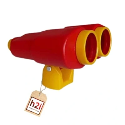 Immagine di h2i binocolo torre di gioco e casetta per bambini in plastica resistente alle intemperie senza ingrandimento ottico grande accessori