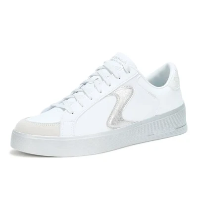 Immagine di Skechers Hiland Abbastanza Chic, Scarpe da Ginnastica Donna, Bianco, 41 EU