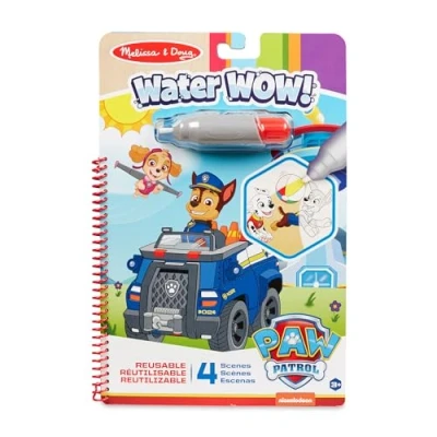Immagine di Melissa &amp; Doug Water Wow! Paw Patrol Chase, Magic Book, Libro Da Colorare Con Penna Ad Acqua, Giochi Viaggio, Per Bambini Dai 3 Ai 7 Anni