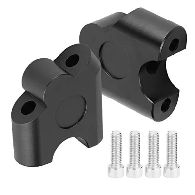 Immagine di Riser Manubrio 22mm Evgatsauto adatto perMotorcycle Handle Bar Riser, Cnc High Density Aluminum Alloy Universal Handlebar C
