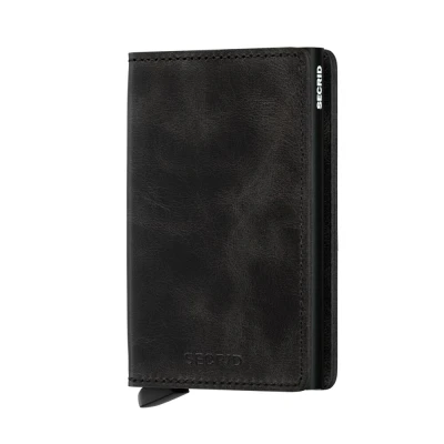 Immagine di Secrid Slimwallet Vintage Black Incisione gratuita