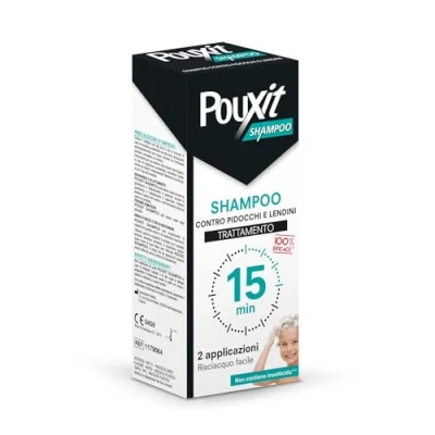 Immagine di Pouxit Shampoo, Shampoo Pidocchi e Lendini, Azione 2 in 1, Senza Insetticidi, 200 ml