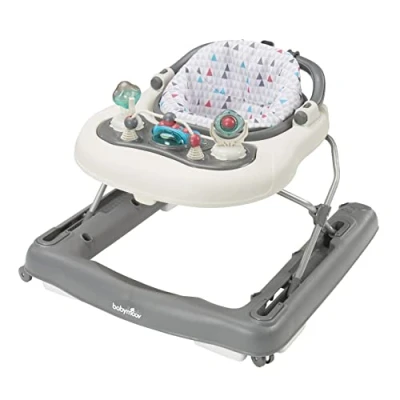 Immagine di Babymoov A040006 Girello 2 in 1: 1 Evolutivo Primi Passi Zinco/Bianco, Zinco