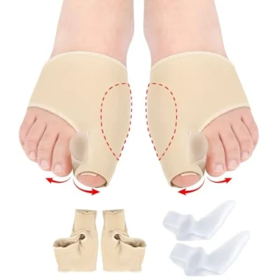 Immagine di Unnderwiss Tutore alluce valgo Correttore separatore dita piede divaricatore valgo,correttore donna protezione proteggi piedi e sollievo