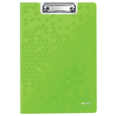 Immagine di Leitz Portablocco con clip in metallo, Formato A4, Polyfoam leggero, Gamma WOW, Verde, 41990154