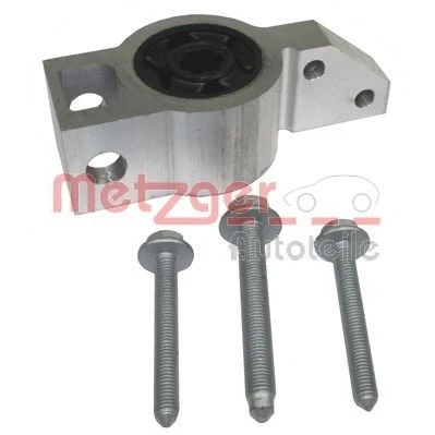 Immagine di METZGER 52071402 Silent Block con bulloni/viti Assale anteriore Dx, Esterno Cuscinetto gomma metallo per braccio trasversale oscillante