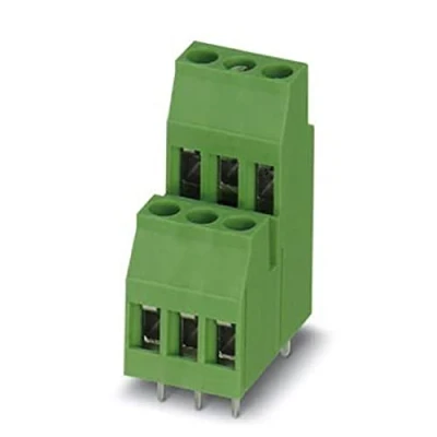 Immagine di Phoenix Contact 1721087 Morsetto a due piani 2.50 mm² Numero Poli (num) 6 Verde 50 pz.
