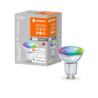 Immagine di LEDVANCE SMART+ ERP: G (A G) WiFi SPOT GU10 Multicolour 50 45 5 W/2700K 5.0000000000000 W RGBW