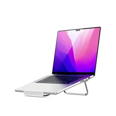 Immagine di UGREEN Supporto Laptop Pieghevole, Porta Portabile in Metallo Compatibile con MacBook Pro/Air, HP, ASUS ed Altri fino a 11 16 Pollici