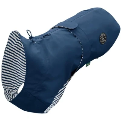 Immagine di HUNTER Milford Impermeabile per cani con apertura pettorina e collare, 40 cm, colore: Blu