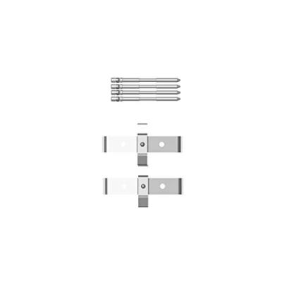 Immagine di DELPHI LX0469 Kit accessori, Pastiglia freno ALFA ROMEO: Giulietta Hatchback, 159 Sportwagon, Sedan, RENAULT: Megane 3 Coupe, 4