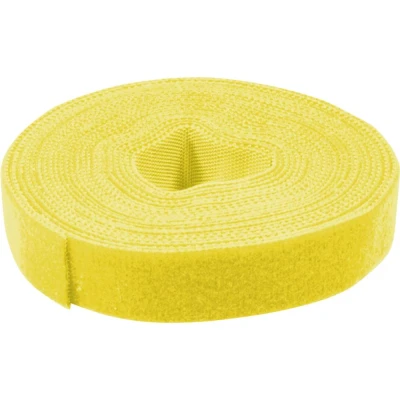 Immagine di Value 25.99.5252 Nastro a strappo per raggruppare Parte morbida, lato morbido e rigido, rigida (L x L) 25 m 10 mm Giallo
