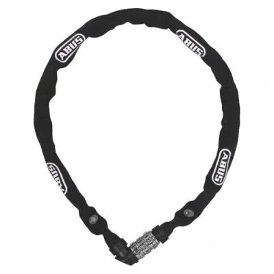 Immagine di Abus Lucchetto a Catena 1200 Web Serratura Combinazione in Acciaio Speciale Livello di Sicurezza 2 110 cm Nero