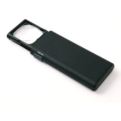 Immagine di Carson Lente di ingrandimento tascabile LumiPop, 5x, a LED,custodia con apertura scorrimento