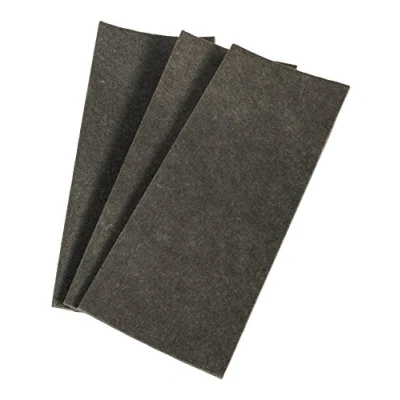 Immagine di Emuca 2038916 Set di 3 Feltrini Autoadesivi Rettangolari, 100X250 mm, Marrone