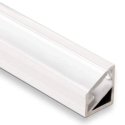 Immagine di 3 x Profilo 66 LED ad Angolo bianco con Copertura Opaca 2000 14,5 16,5 mm di SO TECH®