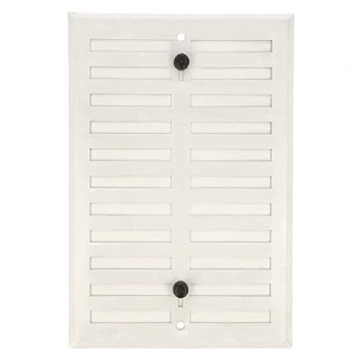 Immagine di Amig Griglia rettangolare in alluminio prese d&#039;aria per presa Ideale soffitto cucina e bagno Misure: 170 X 200 MM Colore: Bianco