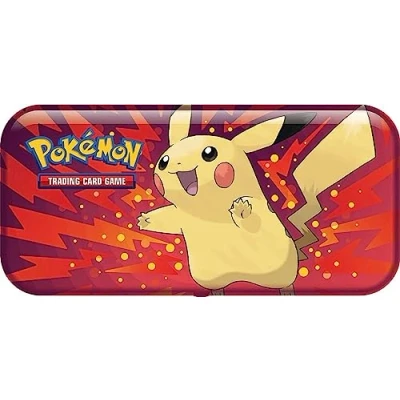 Immagine di Friki Monkey Pokémon custodia in metallo Pikachu [Ufficiale GCC vuoto], Torna alla scuola edizione di Pikachu, Bullet:, Colore: rosso,