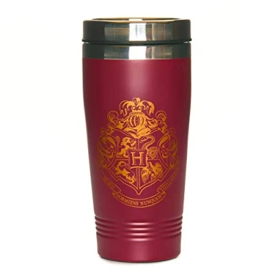Immagine di Harry Potter V2 Hogwarts tazza da viaggio, in acciaio INOX, multicolore, 9 x 18 cm