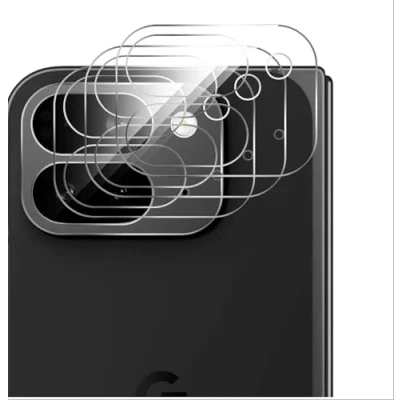 Immagine di GIOPUEY Pellicola Fotocamera Compatibile con Google Pixel 9 PRO Fold, [3 Pezzi] 3D Vetro Temperato [Altamente Trasparente] Protezione per Fold