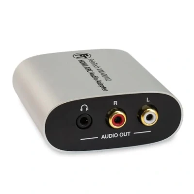 Immagine di FeinTech VMA00102 Adattatore HDMI eARC Audio TV per sistema stereo di cuffie con controllo del volume