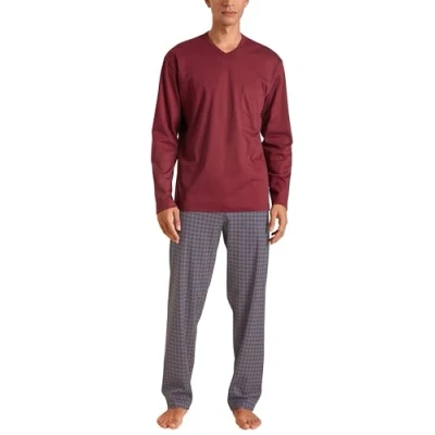 Immagine di Calida Relax Streamline Set di Pigiama, Opaco, Mars Red, 50 Uomo