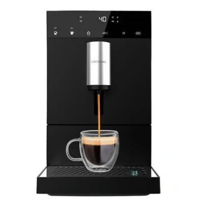 Immagine di Cecotec Macchina Da Caffè Superautomatica Cremmaet Compact. 1350 W, 19 Bar, Sistema di Riscaldamento Thermoblock, Serbatoio 150 Gr Con Macinacaffè e 1,1 L, Pulizia Automatica