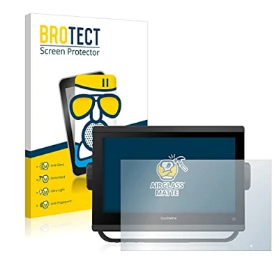 Immagine di brotect Pellicola Vetro Opaca per Garmin GPSMAP 923 Protezione Schermo [Anti Riflesso, Durezza 9H]