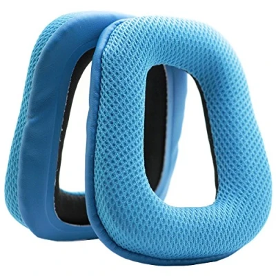 Immagine di Cuscinetti Auricolari di Ricambio per Logitech G35 G935 G933S G933 G930 G635 G633S G633 G533 G433 G432 G431 G430 G332 G233 G231 G230 Headset Cuffie MMOBIEL Padiglioni
