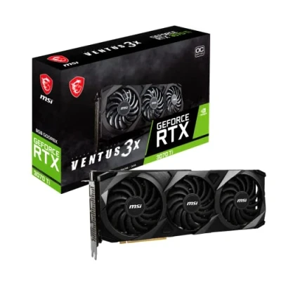 Immagine di MSI GeForce RTX 3070 Ti VENTUS 3x 8G OC Scheda video gaming 8GB GDDR6X, 1800 MHz, PCI Express Gen 4, 256 bit, DP v 1.4a, HDMI 2.1 (Supporta 4K)