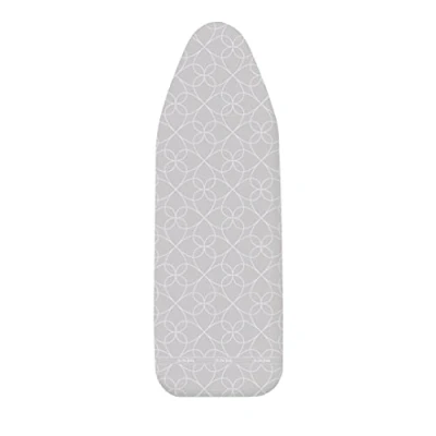 Immagine di WENKO Copriasse da stiro Alu M/L, ferro a vapore, cotone di alta qualità con rivestimento in alluminio riflettente il calore, imbottitura materiale espanso, Standard Oeko Tex, max.128x44cm