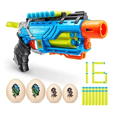 Immagine di X Shot Dino Attack Striker 2 uova medie, 16 freccette