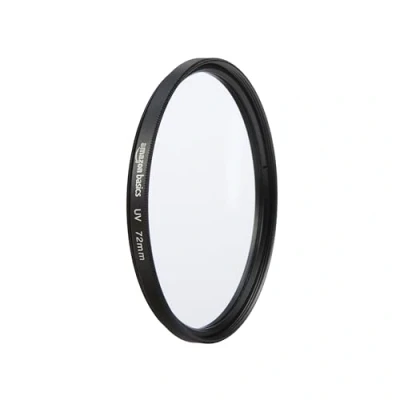Immagine di Amazon Basics 72 mm Filtro di Protezione UV Circolare per Immagini più Nitide, Protegge da Polvere, Sporcizia e Graffi