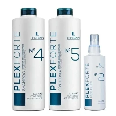 Immagine di Lendan Plexforte Kit Intense 3 prodotti (shampoo 1000 ml + balsamo bond filler 200 ml)