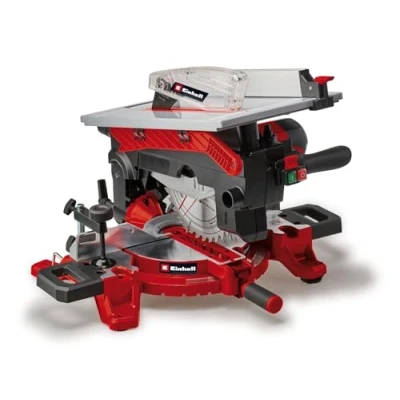 Immagine di Einhell troncatrice con banco superiore TE MS 254 T (2000 W, Ø mm lama, larghezza di taglio 130 mm, profondità 74 incl. linea laser, funzione sega circolare da tavolo)