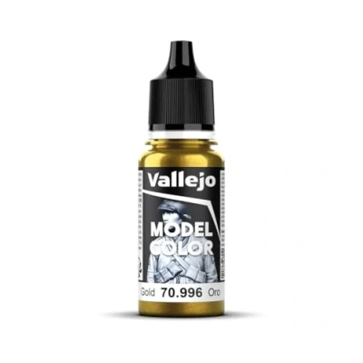 Immagine di Vallejo 70.996 Colore Acrilico Opaco , Oro Metallizzato (Metallic Gold), 17 ml, 1 Pezzo
