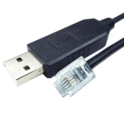 Immagine di TLS2200 PC a cavo stampante FTDI USB RS232 seriale RJ22 adattatore di programmazione