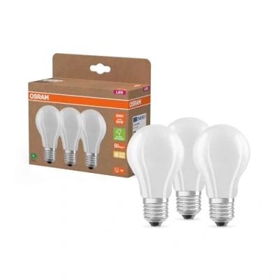 Immagine di OSRAM 4099854338656 LED (monocolore) ERP A (A G) E27 3.8 W = 60 Bianco caldo (Ø x A) mm 3 pz.