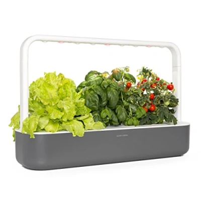 Immagine di Click &amp; Grow Smart Garden, Orto da Interno con 9 Capsule di Terreno, Illuminazione e Irrigazione Automatica, più Facile della Coltivazione Idroponica