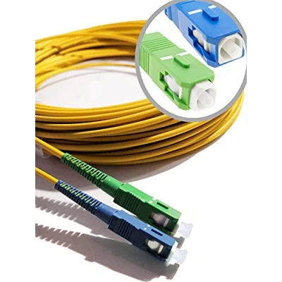 Immagine di Elfcam® Cavo in fibra ottica (giarrettiera ottica) SC/UPC SC/APC compatibile Free Box (0,5 m)
