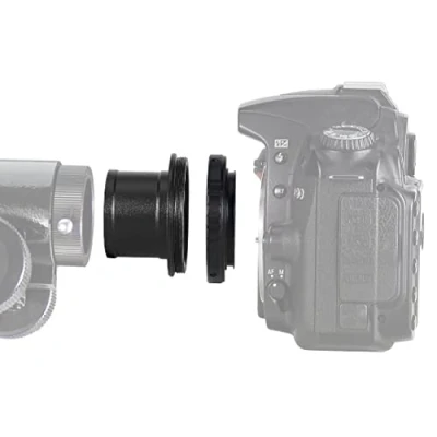 Immagine di SOLOMARK T2 T Ring Adapter Lens Mount e M42 a 1,25&quot; Telescopio Adapter, compatibile con Canon DSLR Camera.