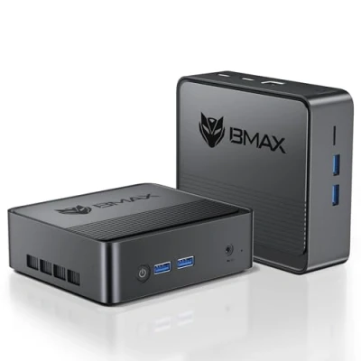 Immagine di BAMX B3 Mini PC W 11 Pro 8GB DDR4 + 256GB M.2 SSD Intel N5095 (fino a 2,9 GHz) Office Desktop Gigabit Ethernet, 4K UHD, Dual Display, Wi Fi5, BT 4.2 Micro per Casa Affari