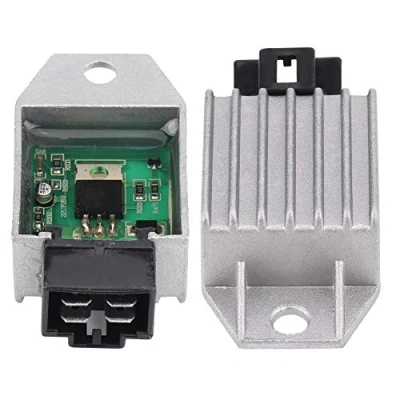 Immagine di Raddrizzatore regolatore spina maschio 12V 4 Pin universale per scooter da 50cc a 150cc ATV Ciclomotore GY6
