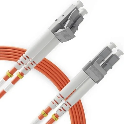 Immagine di BEYONDTECH Cavo Fibra Ottica LC a OM2 Multimodale Duplex (4 Metri) di Fibre Ottiche UPC/UPC 50/125 (LSZH)
