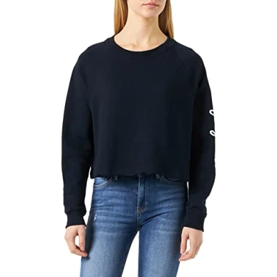 Immagine di Tommy Hilfiger ROPE PUFF Print Felpa, Donna, Taglia: Large, Desert sky