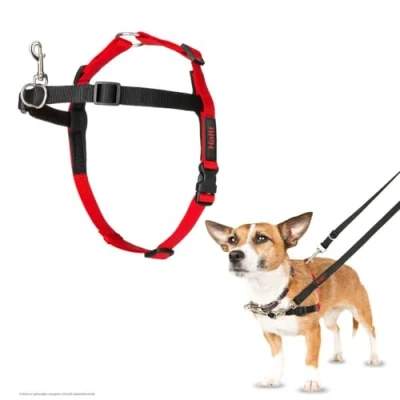 Immagine di Pettorina a controllo frontale HALTI per impedire al cane di tirare il guinzaglio, regolabile, leggera e semplice da utilizzare. addestramento anti trazione cani piccoli (Taglia S)