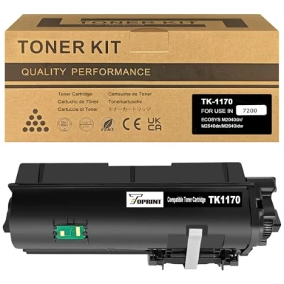 Immagine di TOPRINT TK 1170 TK1170 Cartuccia Toner Compatibile 7200 Pagine Nero per Kyocera ECOSYS M2040 M2040dn M2540 M2540dn M2540dw M2640 M2640idw Stampanti
